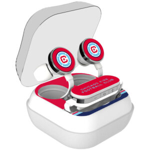 Chicago Fire Stripe Design Wireless Earbuds