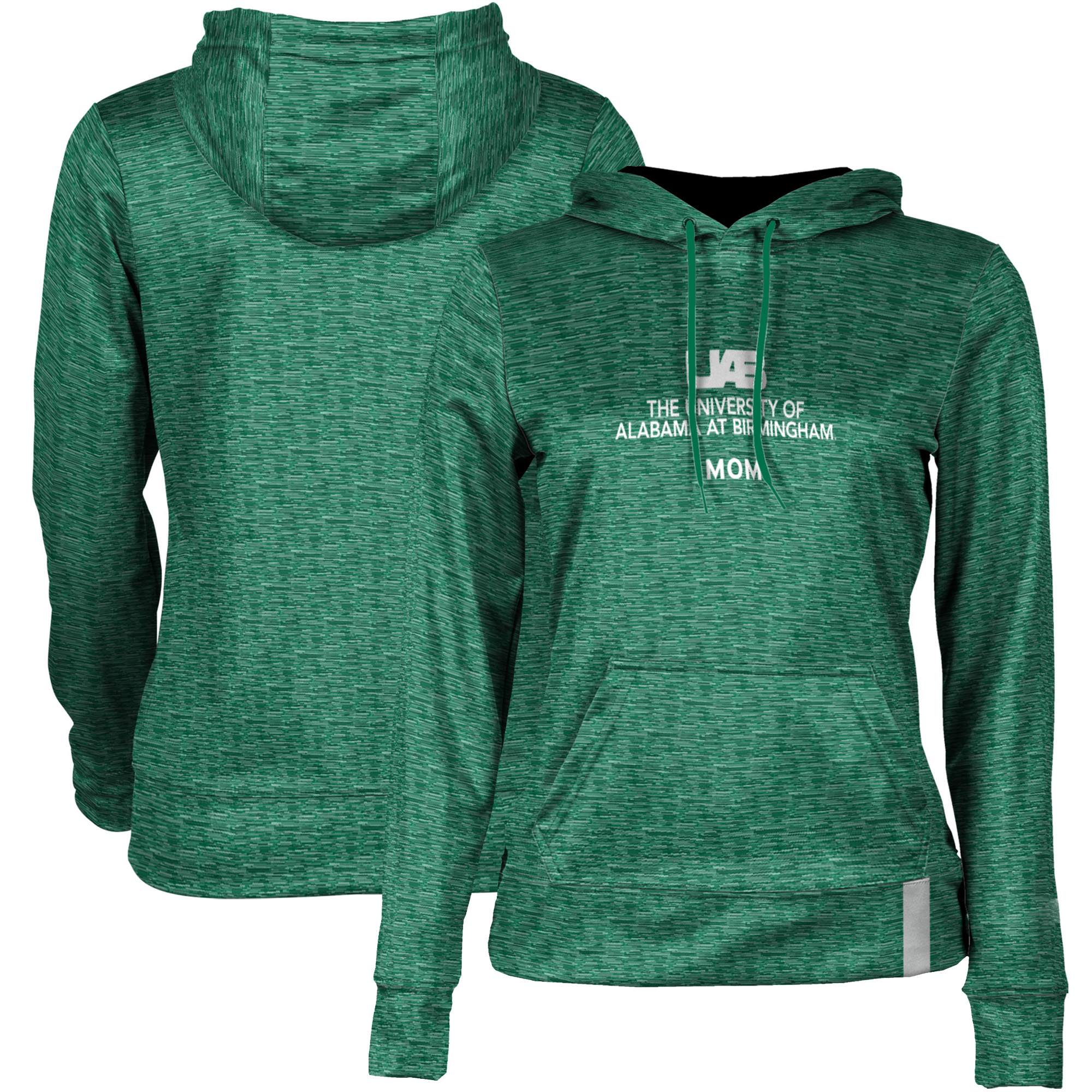 Women's Green UAB Blazers Mom Pullover Hoodie