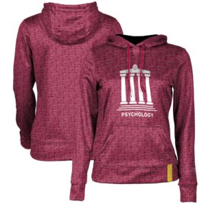 Women's Maroon Concordia University (IL) Cougars Psychology Pullover Hoodie