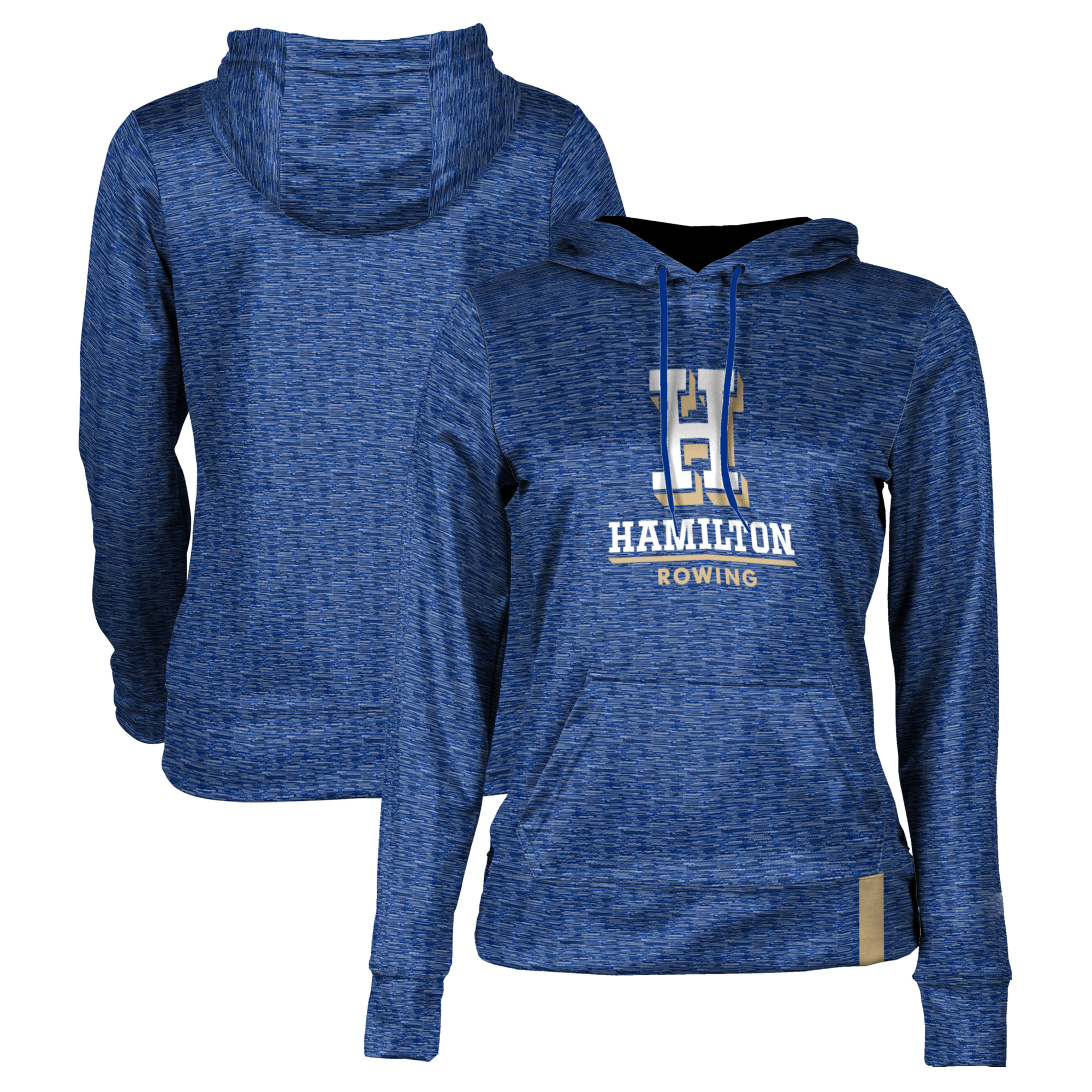 Women's Blue Hamilton Continentals Rowing Pullover Hoodie