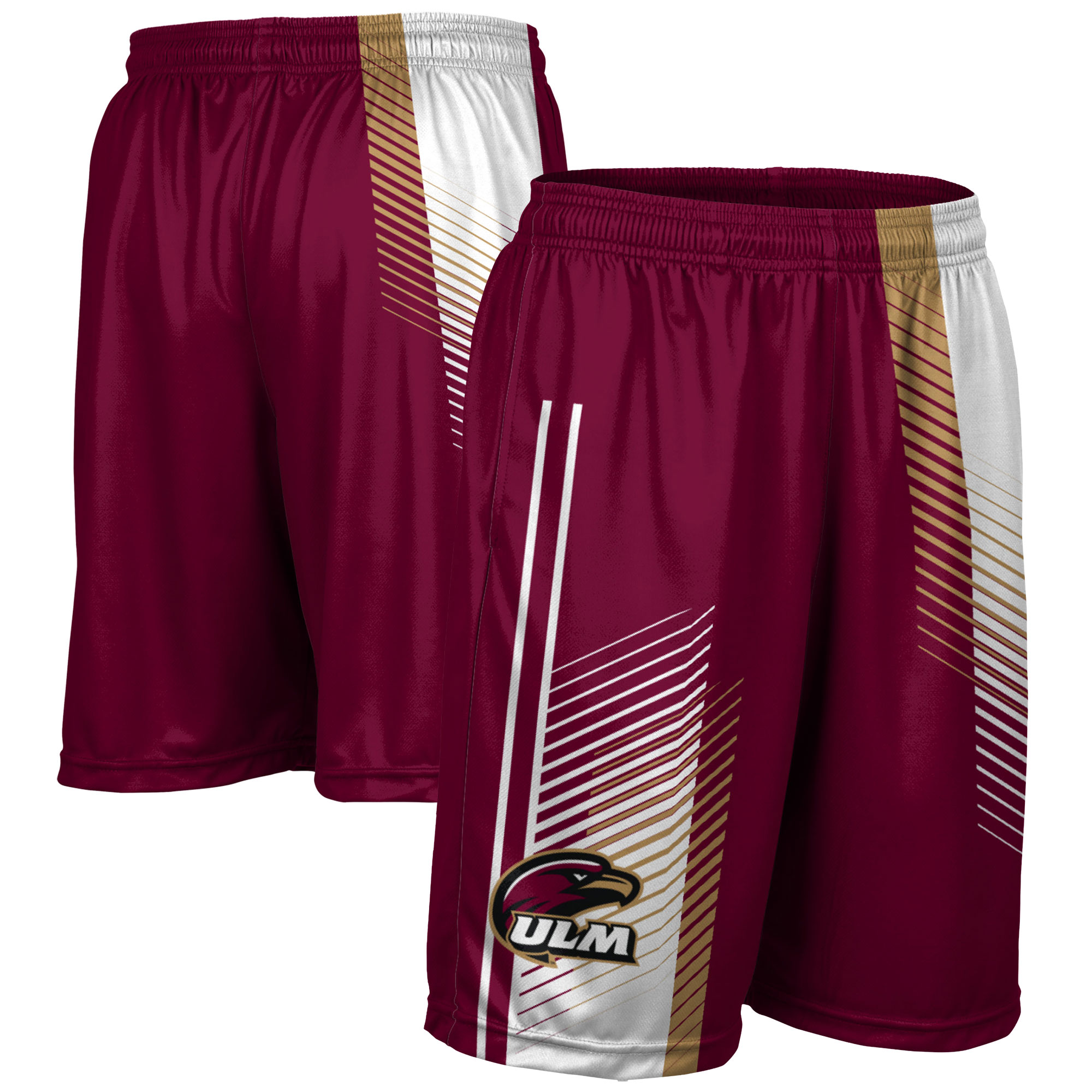 Men's Maroon ULM Warhawks Pocketed Shorts