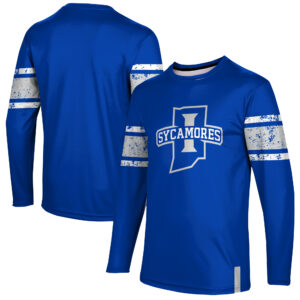 Men's Royal Indiana State Sycamores Long Sleeve T-Shirt