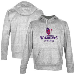 Men's ProSphere Gray Linfield Wildcats Athletics Name Drop Pullover Hoodie