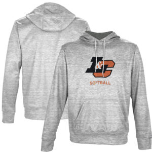 Men's ProSphere Gray Lewis & Clark College Pioneers Softball Name Drop Pullover Hoodie