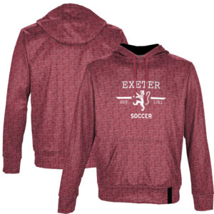 Men's ProSphere Maroon Phillips Exeter Academy Big Red Soccer Name Drop Pullover Hoodie