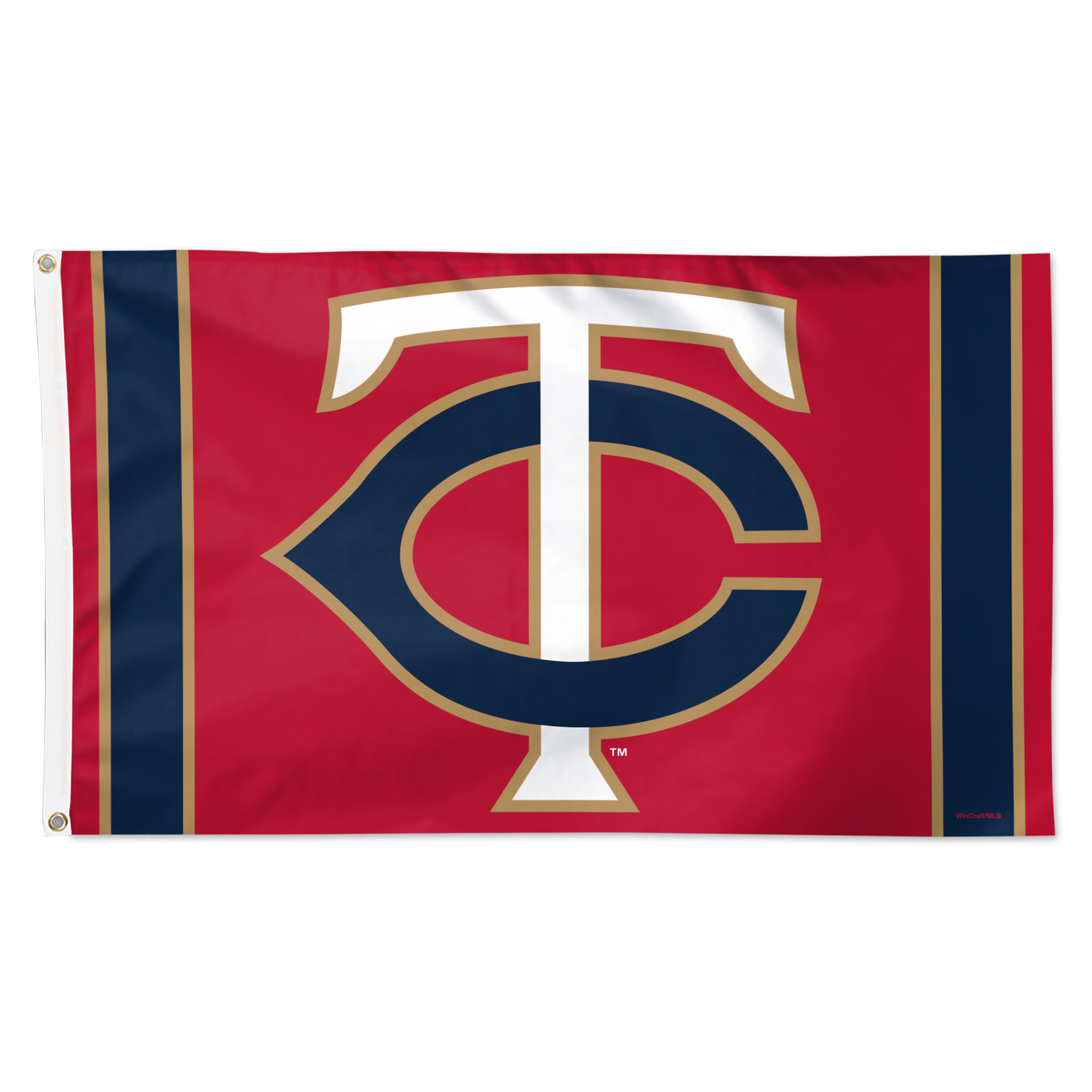 WinCraft Minnesota Twins 3' x 5' Vertical Stripe Deluxe Single-Sided Flag