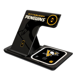 Keyscaper Pittsburgh Penguins 3-In-1 Wireless Charger