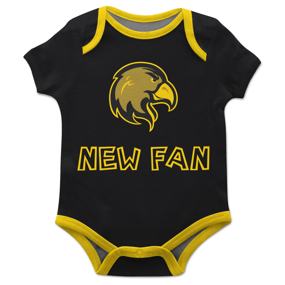 Infant Black Cal State L.A. Golden Eagles New Fan Bodysuit