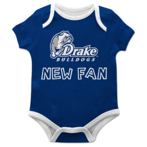 Infant Blue Drake Bulldogs New Fan Bodysuit