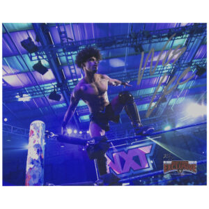 Wes Lee Autographed 8" x 10" Standing on Turnbuckle Photo - Limited Edition of 30