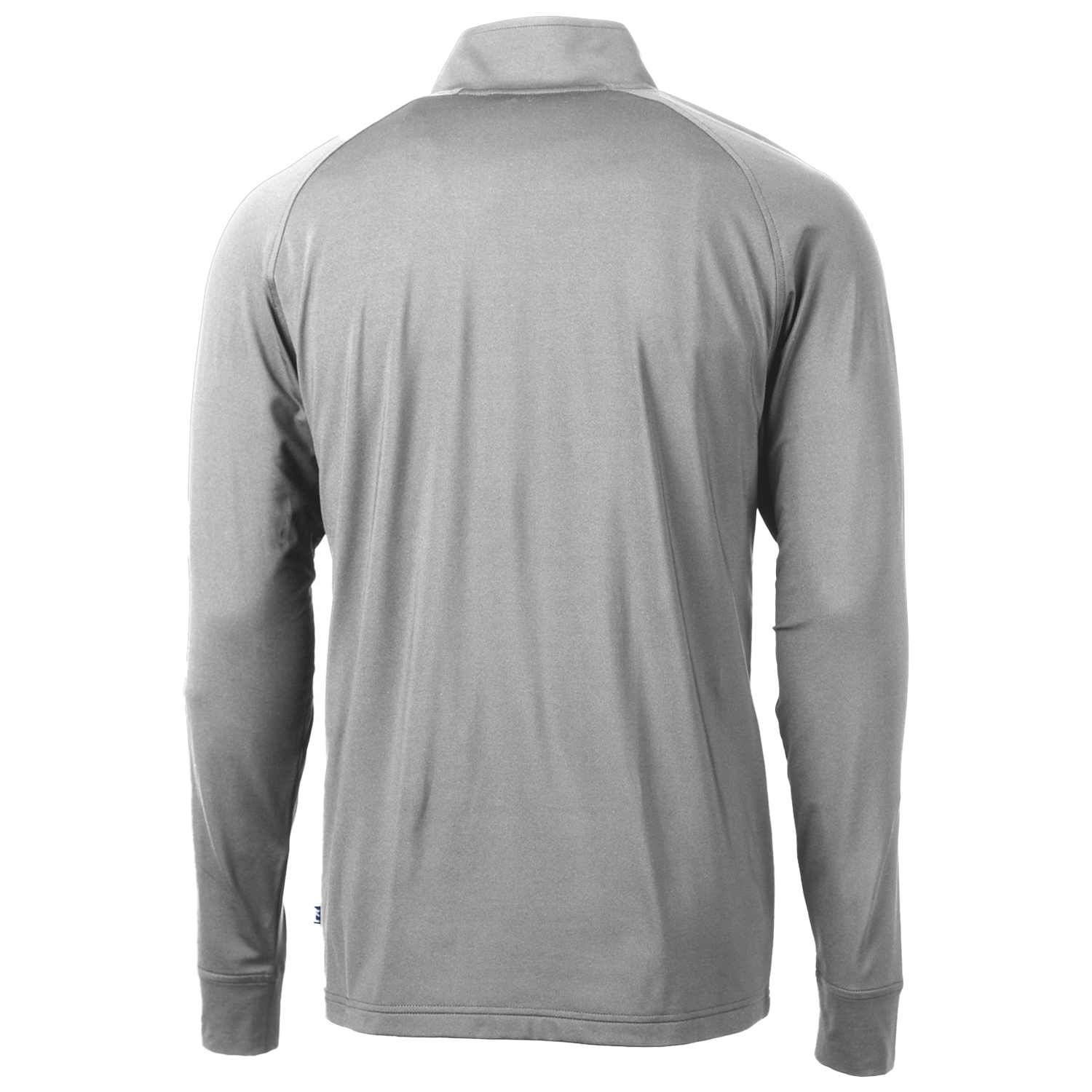 Men's Cutter & Buck Gray Washington State Cougars Adapt Eco Knit Stretch Recycled Quarter-Zip Pullover Top - Image 4