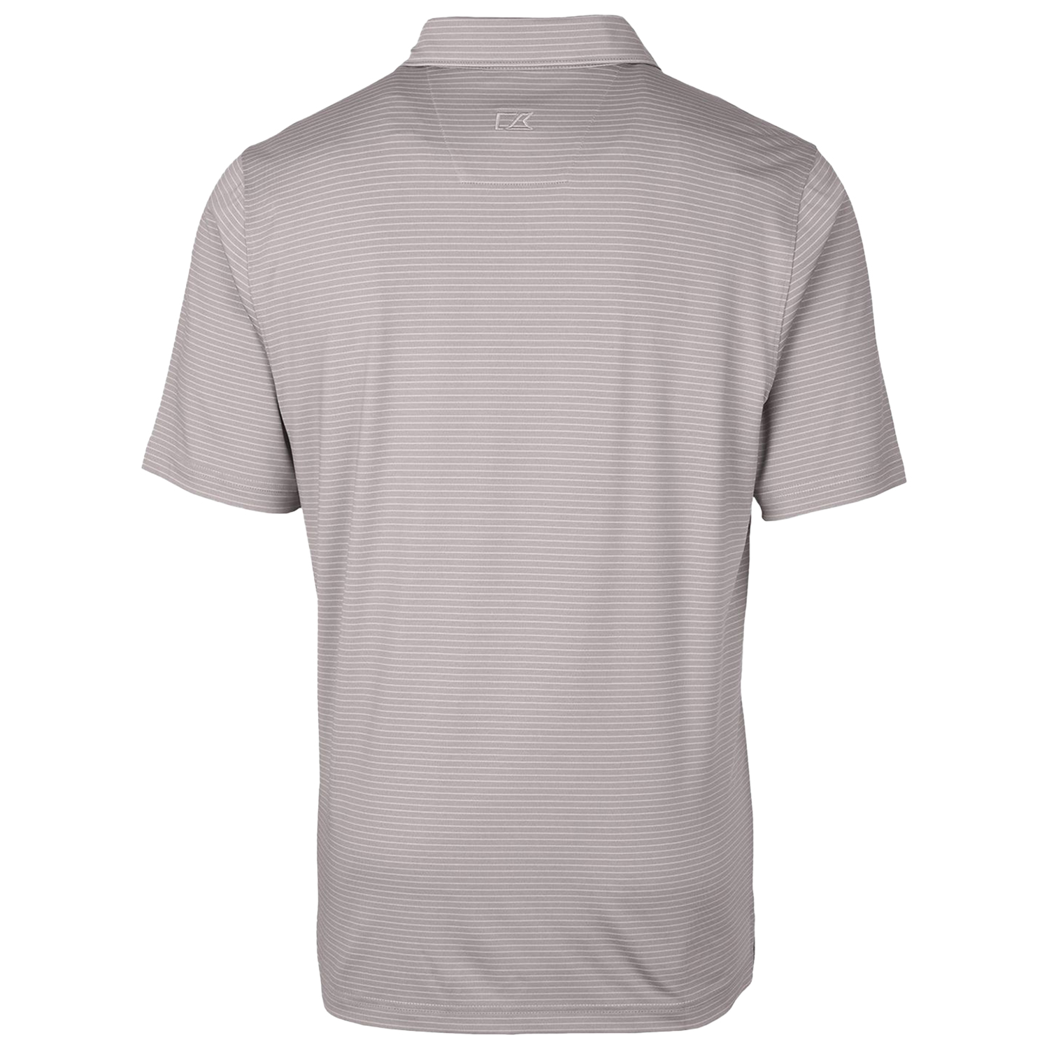 Men's Cutter & Buck Gray Penn State Nittany Lions Forge Pencil Stripe Stretch Polo - Image 7