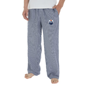 Men's Concepts Sport Navy Edmonton Oilers Traditional Woven Pants