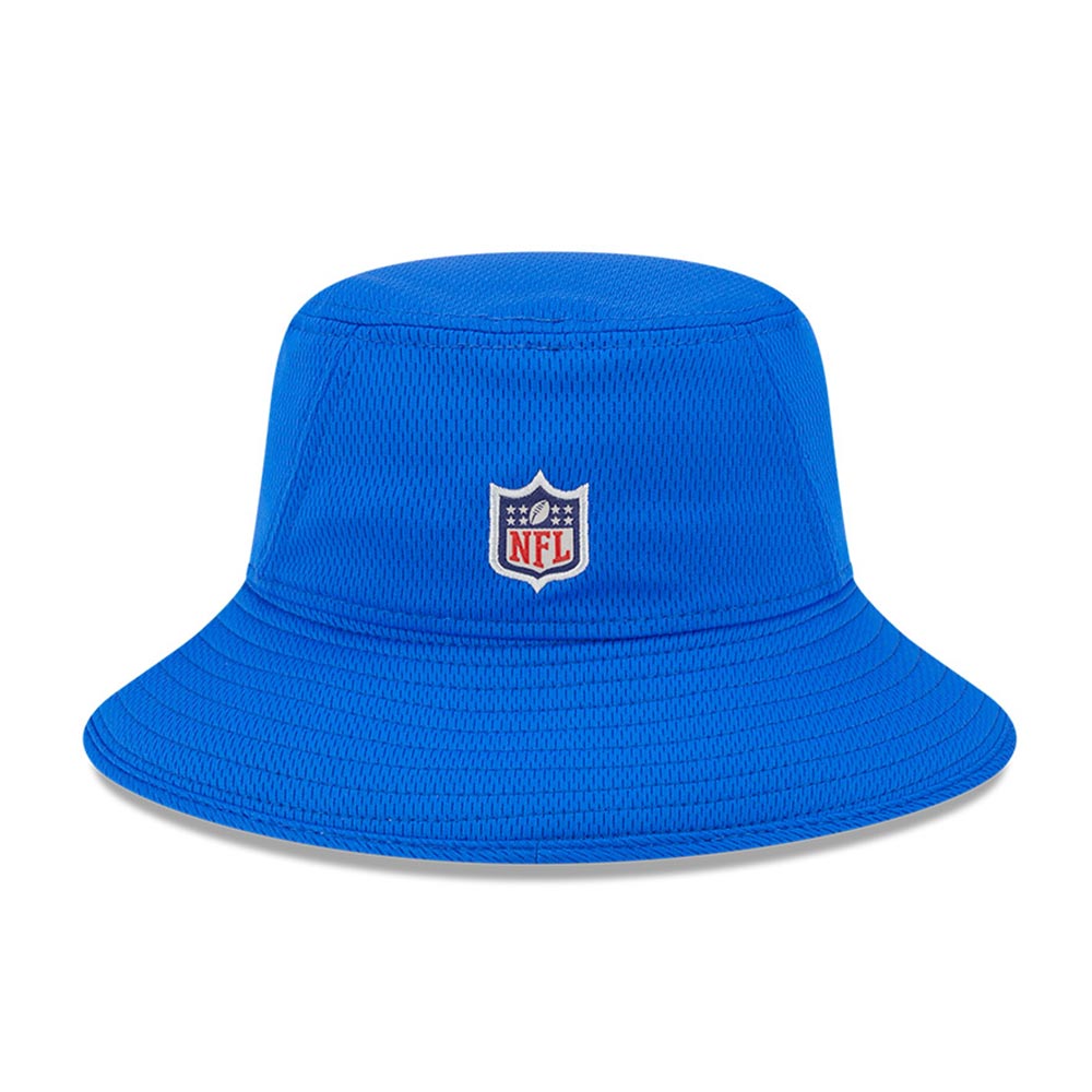 Men's New Era Royal Los Angeles Rams 2023 NFL Training Camp Stretch Bucket Hat - Image 9