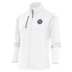 Women's Antigua White Santa Cruz Warriors Generation Full-Zip Jacket