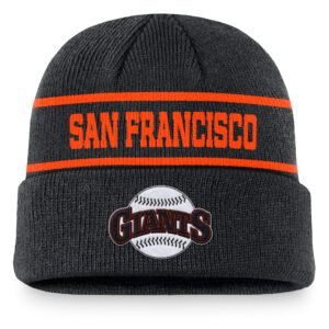 Men's Nike Black San Francisco Giants Cooperstown Collection Rewind Terra Cuffed Knit Hat