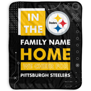 Pegasus Pittsburgh Steelers 50" x 60" "We Cheer" Personalized Fleece Blanket