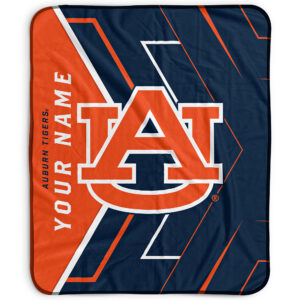 Pegasus Auburn Tigers 50" x 60" Arrow Personalized Fleece Blanket