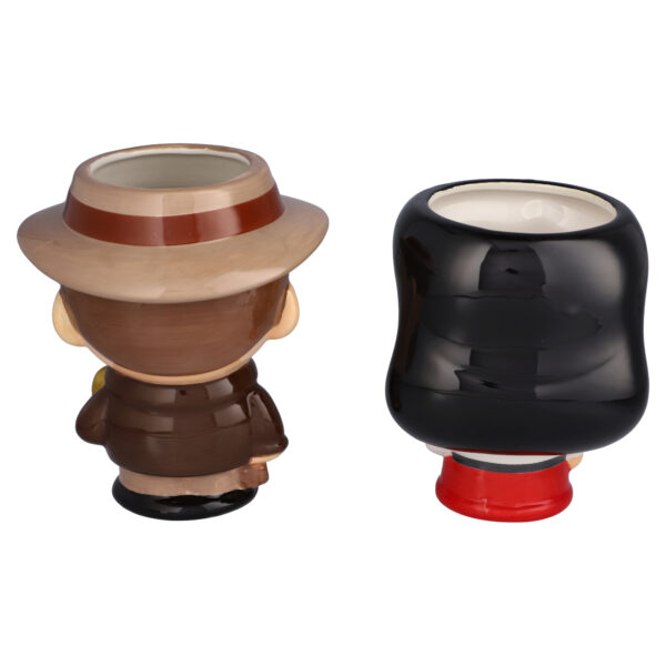 Indiana Jones Jerrod Maruyama x Geeki Tikis 18oz. Cupful of Cute Indy & Marion Ravenwood Figural 2-Pack Mug Gift Set - Image 3