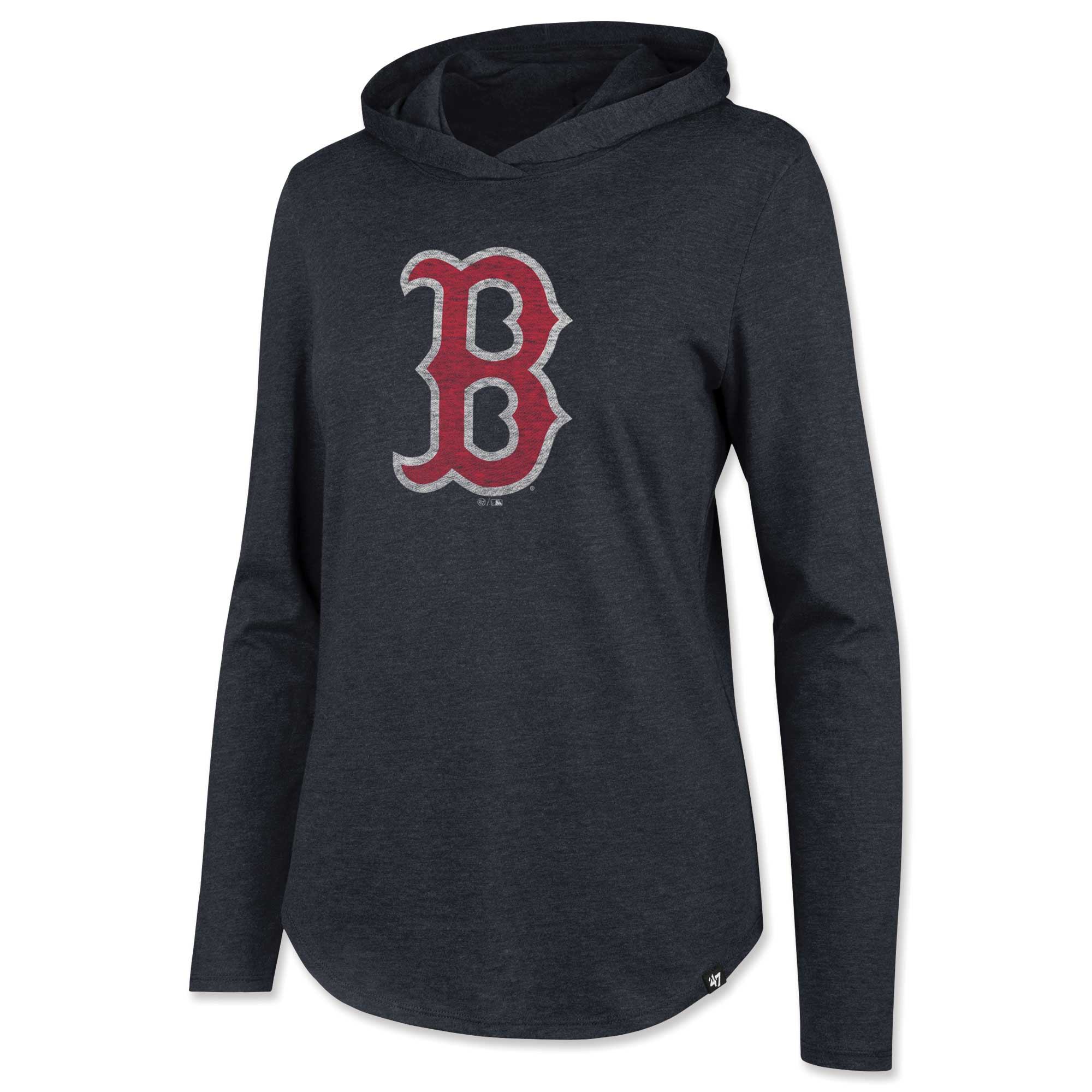 Women's '47 Navy Boston Red Sox Frankie Lightweight Pullover Hoodie