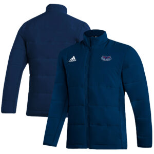 Men's adidas  Navy Florida Atlantic Owls Midweight Full-Zip Jacket