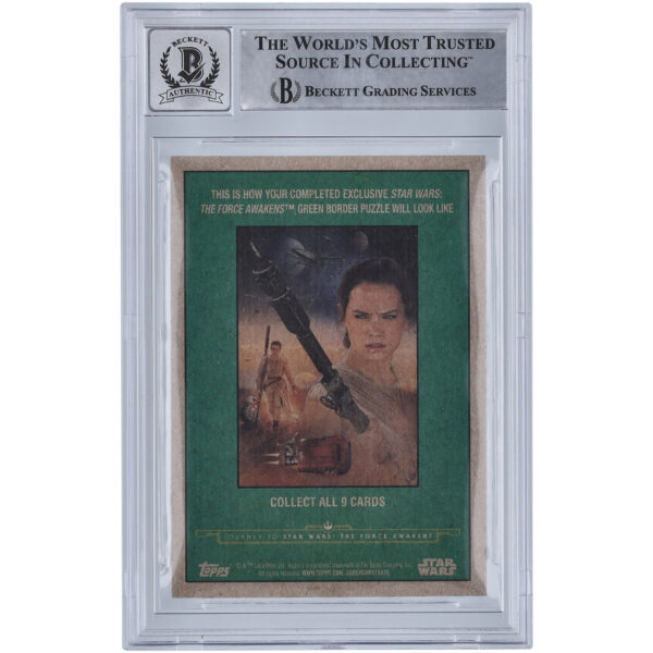Doug Chiang Star Wars Autographed 2015 Topps Journey To The Force Awakens #110 BGS Authenticated 10 Card - Image 6