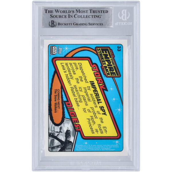 Randy Thom Star Wars Autographed 1999 Topps Chrome Archives #33 BGS Authenticated Card - Image 6