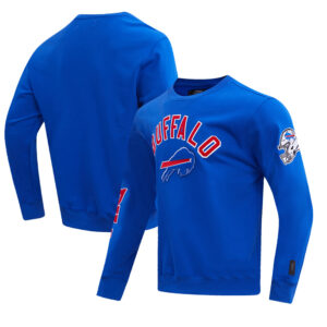 Men's Pro Standard  Royal Buffalo Bills Classic Fleece Pullover Sweatshirt