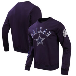 Men's Pro Standard  Navy Dallas Cowboys Classic Fleece Pullover Sweatshirt