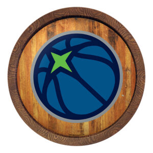 Minnesota Timberwolves 20.25'' Faux Barrel Top Sign