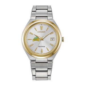 Women's Citizen Watch Silver George Mason Patriots Citizen Eco-Drive Two-Tone Watch