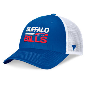 Men's Fanatics Royal/White Buffalo Bills Upper Trucker Adjustable Hat
