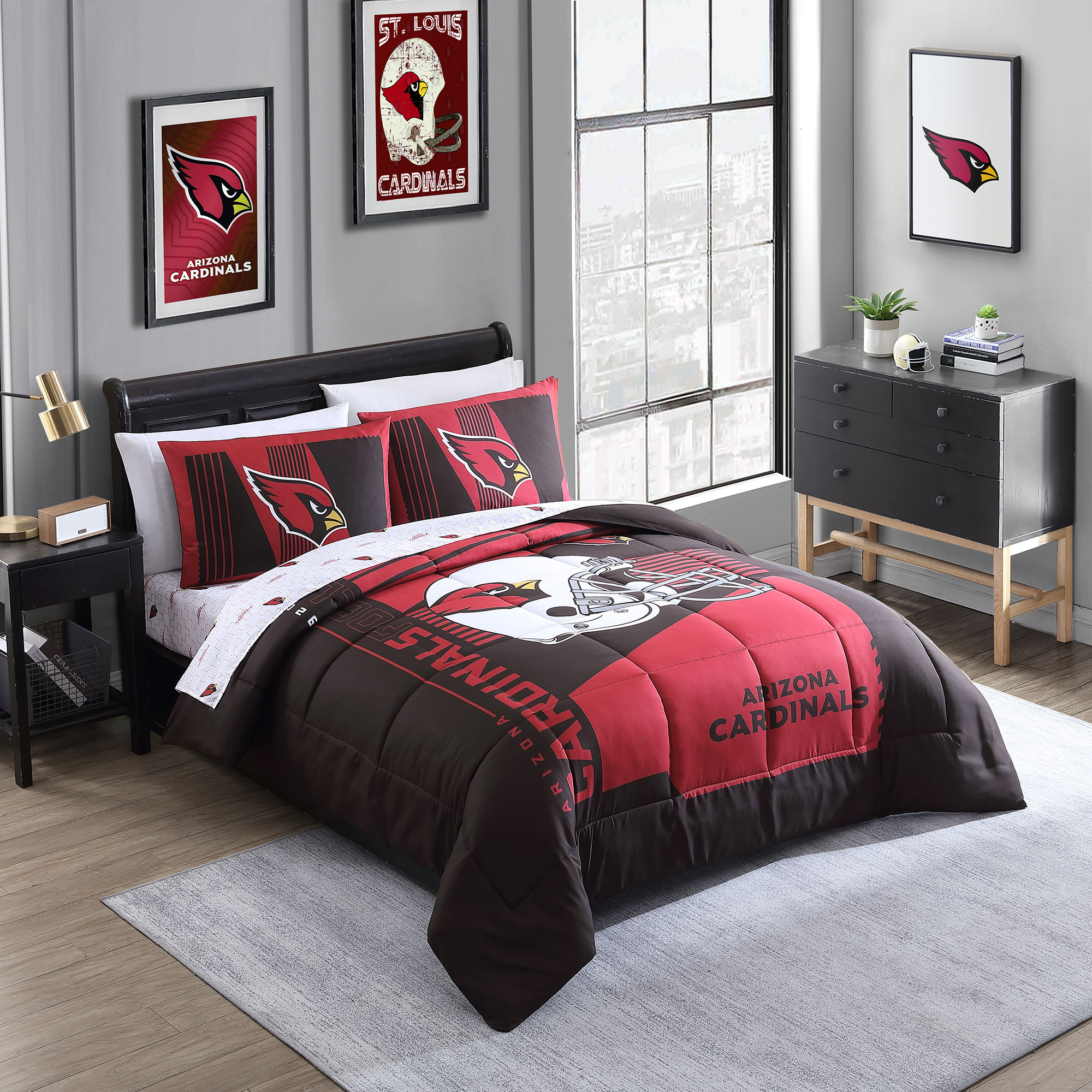 Arizona Cardinals Full Bed In A Bag Set
