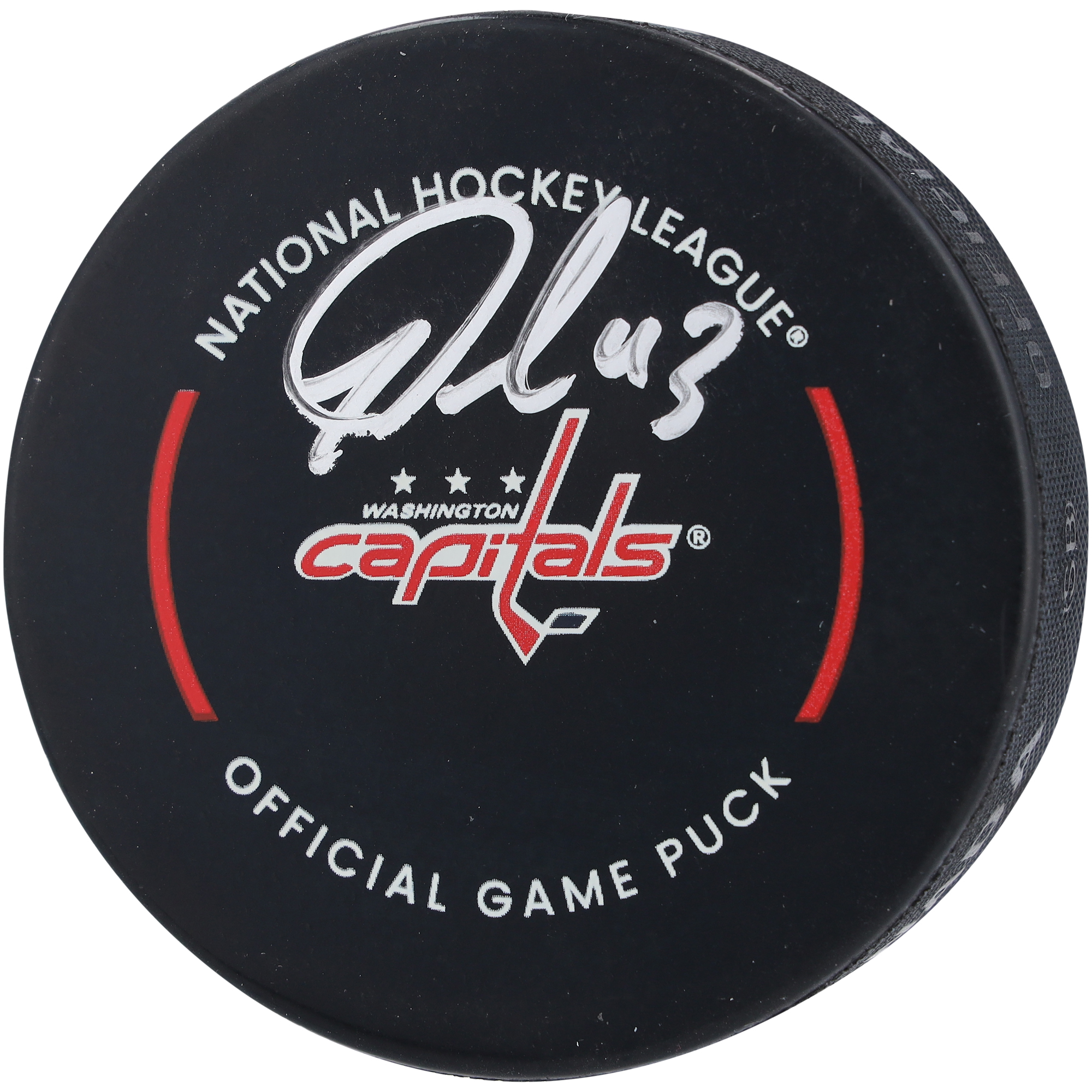Tom Wilson Washington Capitals Autographed Official Game Puck - Image 2