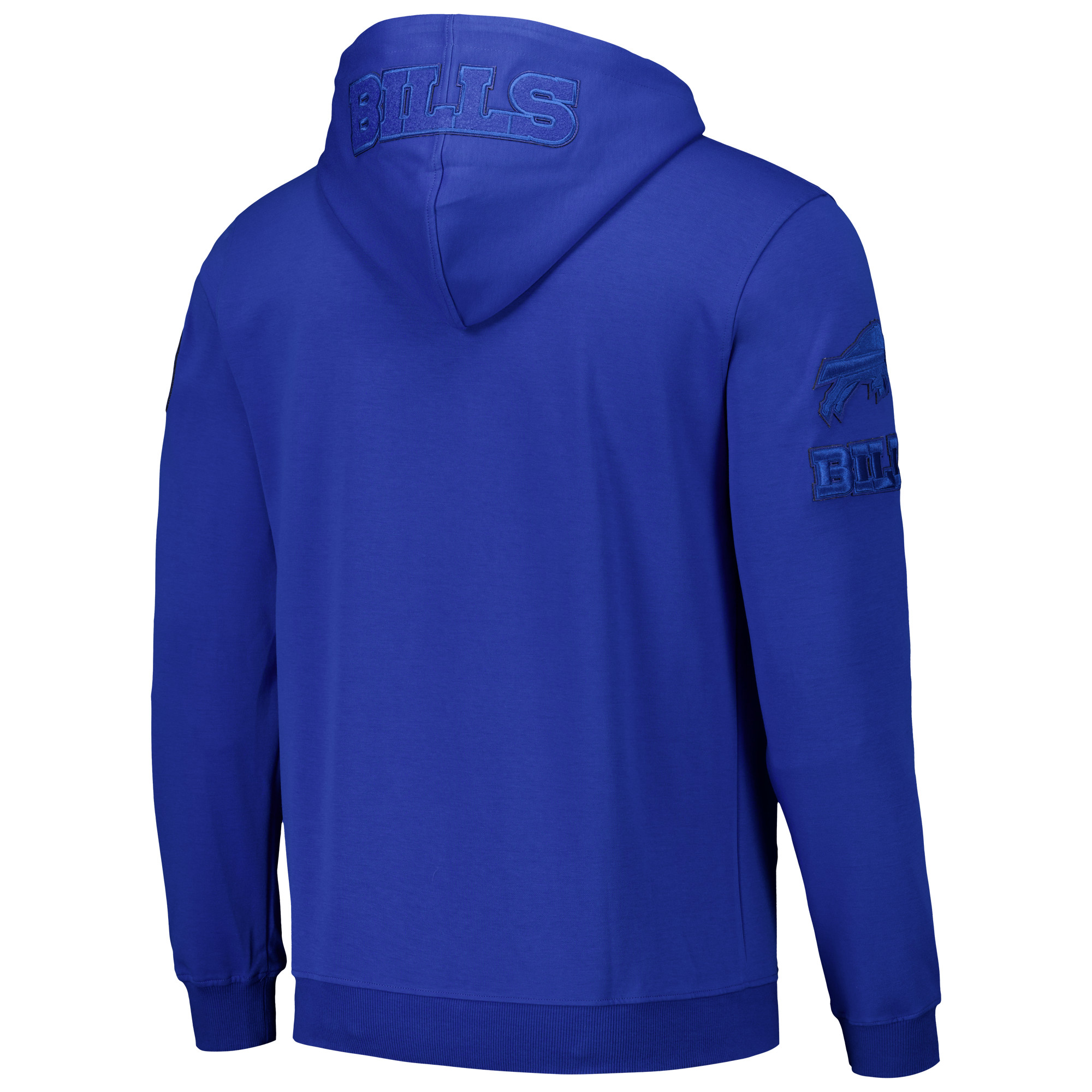 Men's Pro Standard Royal Buffalo Bills Triple Tonal Full-Zip Hoodie - Image 7
