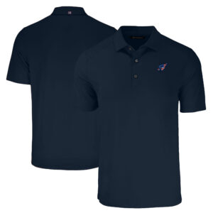 Men's Cutter & Buck Navy Arizona Cardinals Big & Tall Americana Forge Eco Stretch Recycled Polo