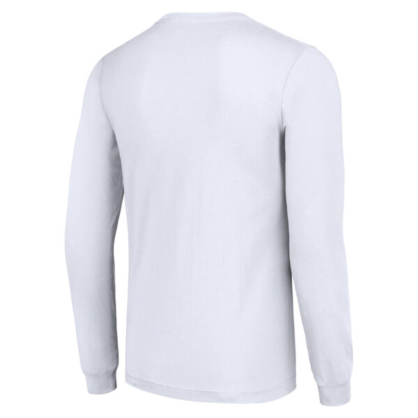 Men's Starter White Houston Oilers Throwback Logo Long Sleeve T-Shirt - Image 7