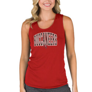 Women's Concepts Sport  Red Tampa Bay Buccaneers Marathon Racer Back Tank Top