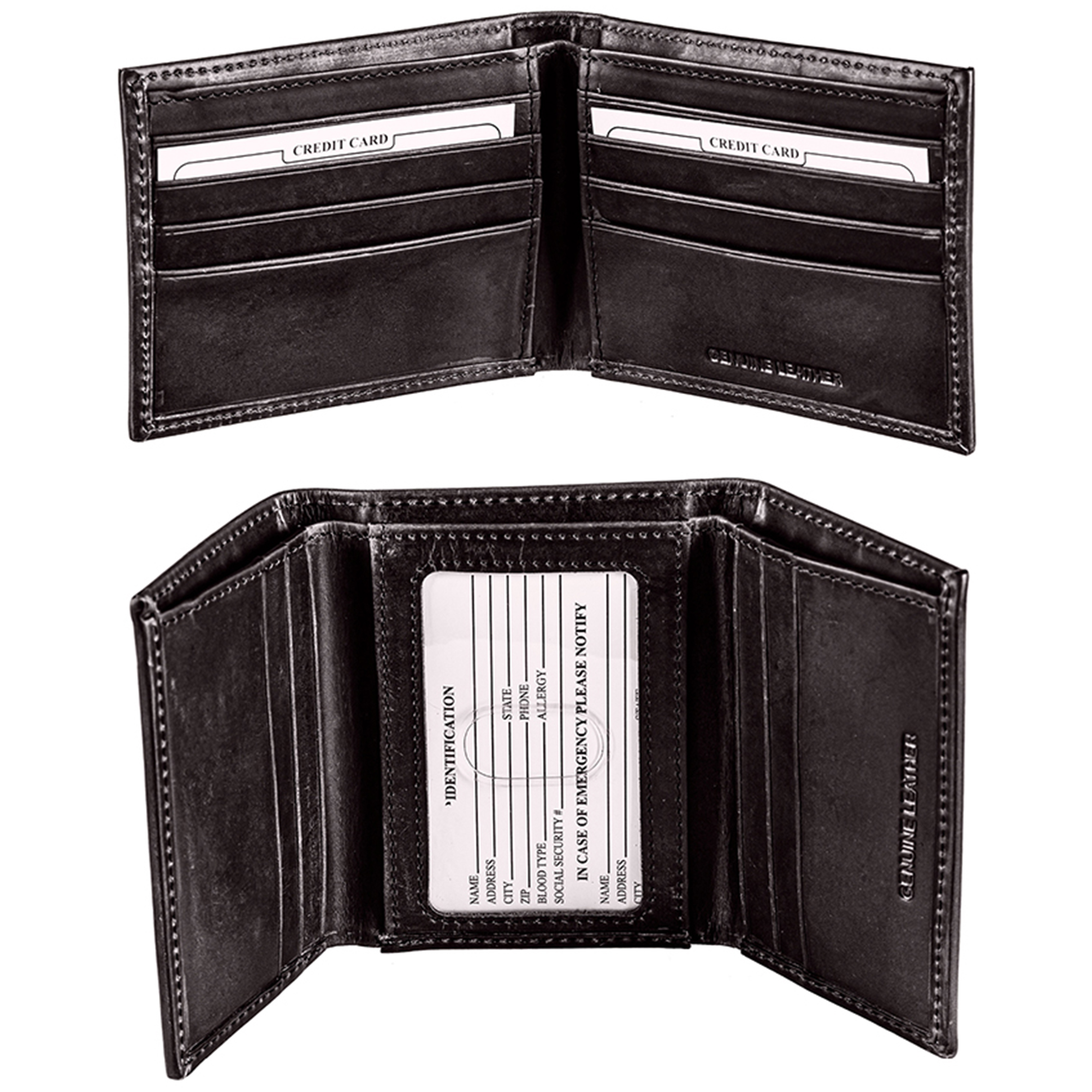 Oklahoma Sooners Bifold & Trifold Wallet Two-Piece Set - Image 6