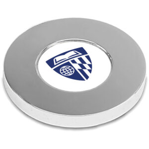 Silver Johns Hopkins Blue Jays Office Paperweight