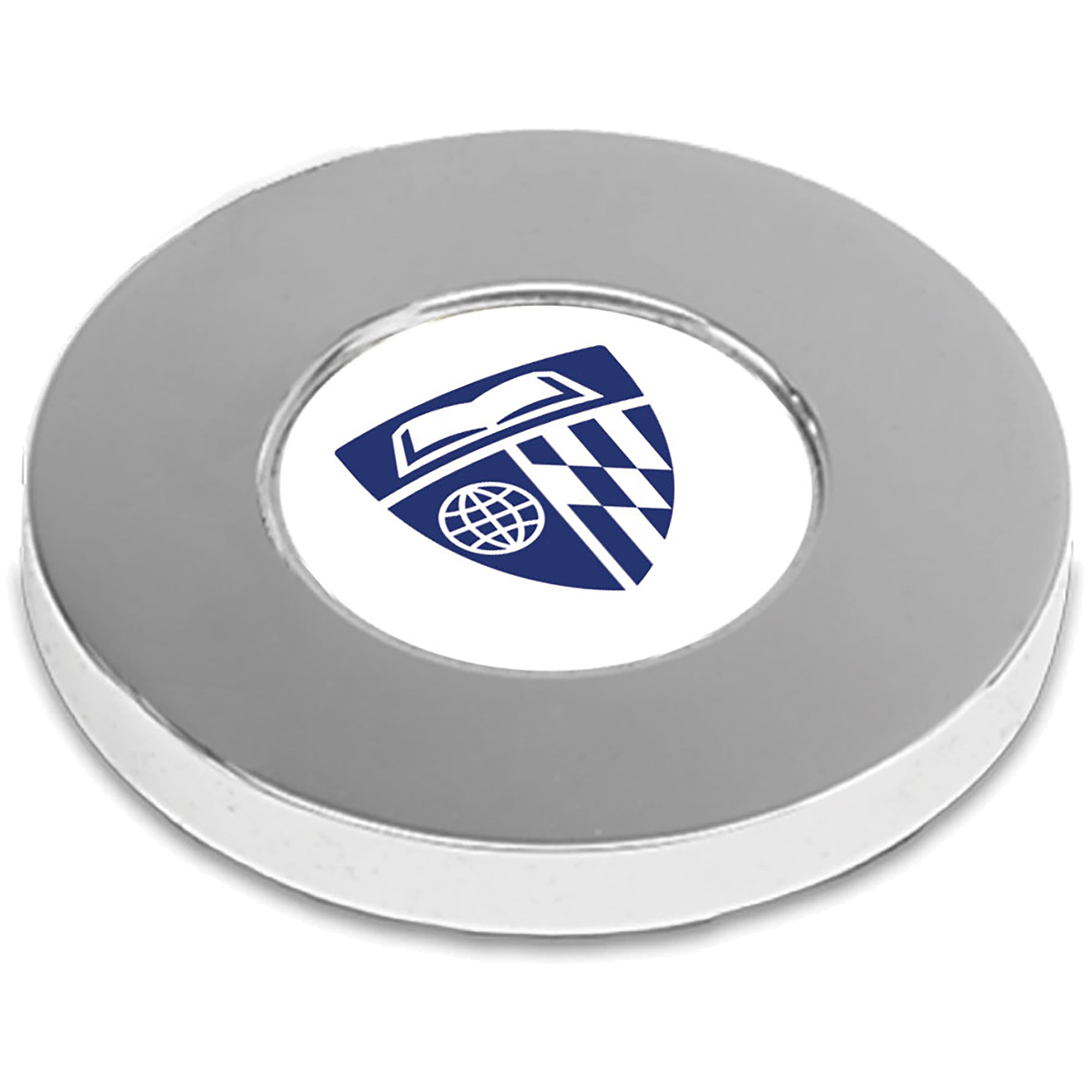 Silver Johns Hopkins Blue Jays Office Paperweight
