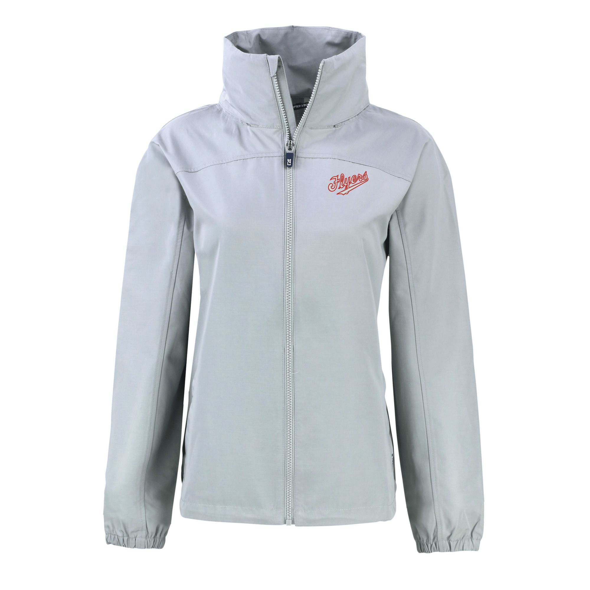 Women's Cutter & Buck Gray Dayton Flyers Vault Charter Eco Recycled Full-Zip Jacket - Image 6
