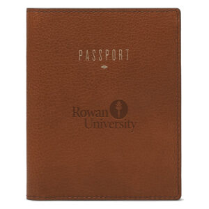 Fossil Brown Rowan Profs Travel RFID Passport Case
