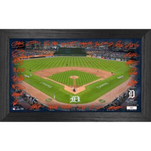 Highland Mint Detroit Tigers Framed 12" x 20" 2024 Signature Field Photograph - Facsimile Signatures - Limited Edition of 5,000