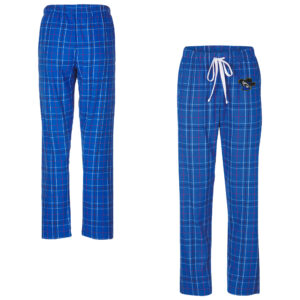 Women's Royal Quad Cities River Bandits Haley Flannel Sleep Pants