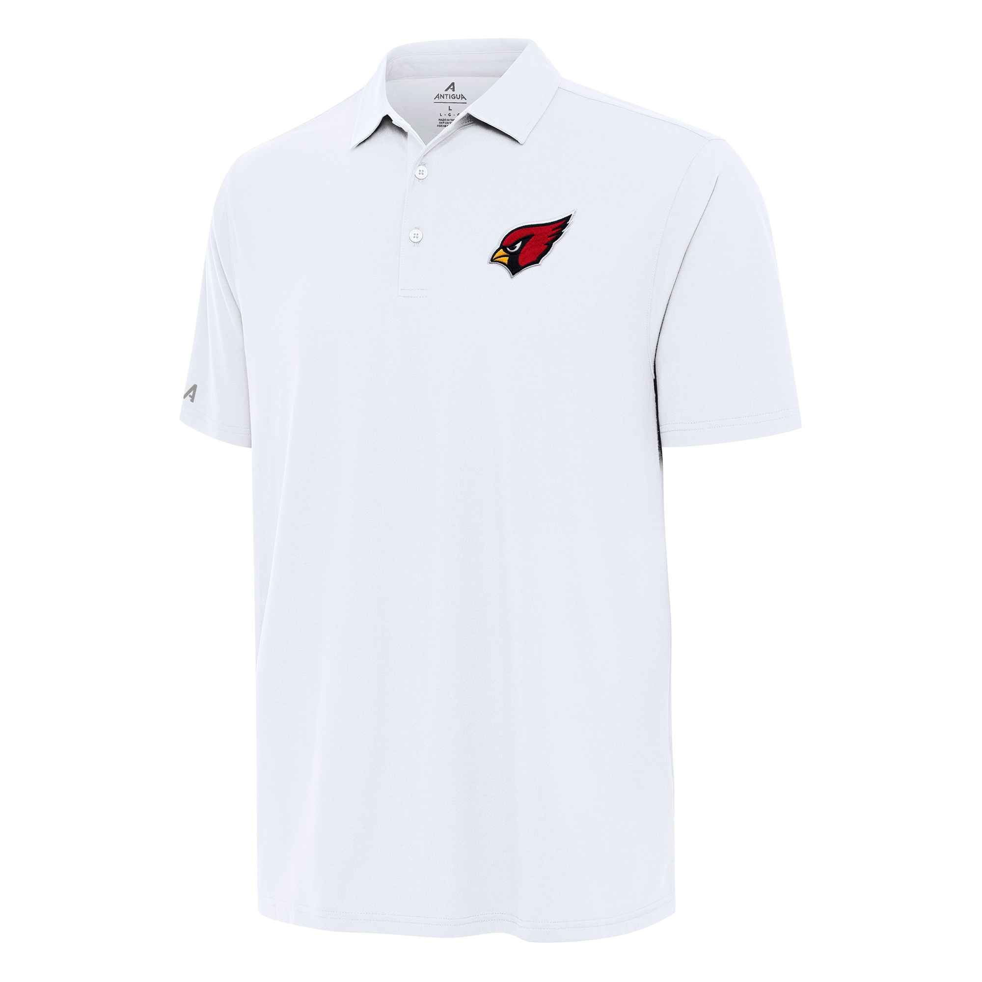 Men's Antigua White Arizona Cardinals Era Polo