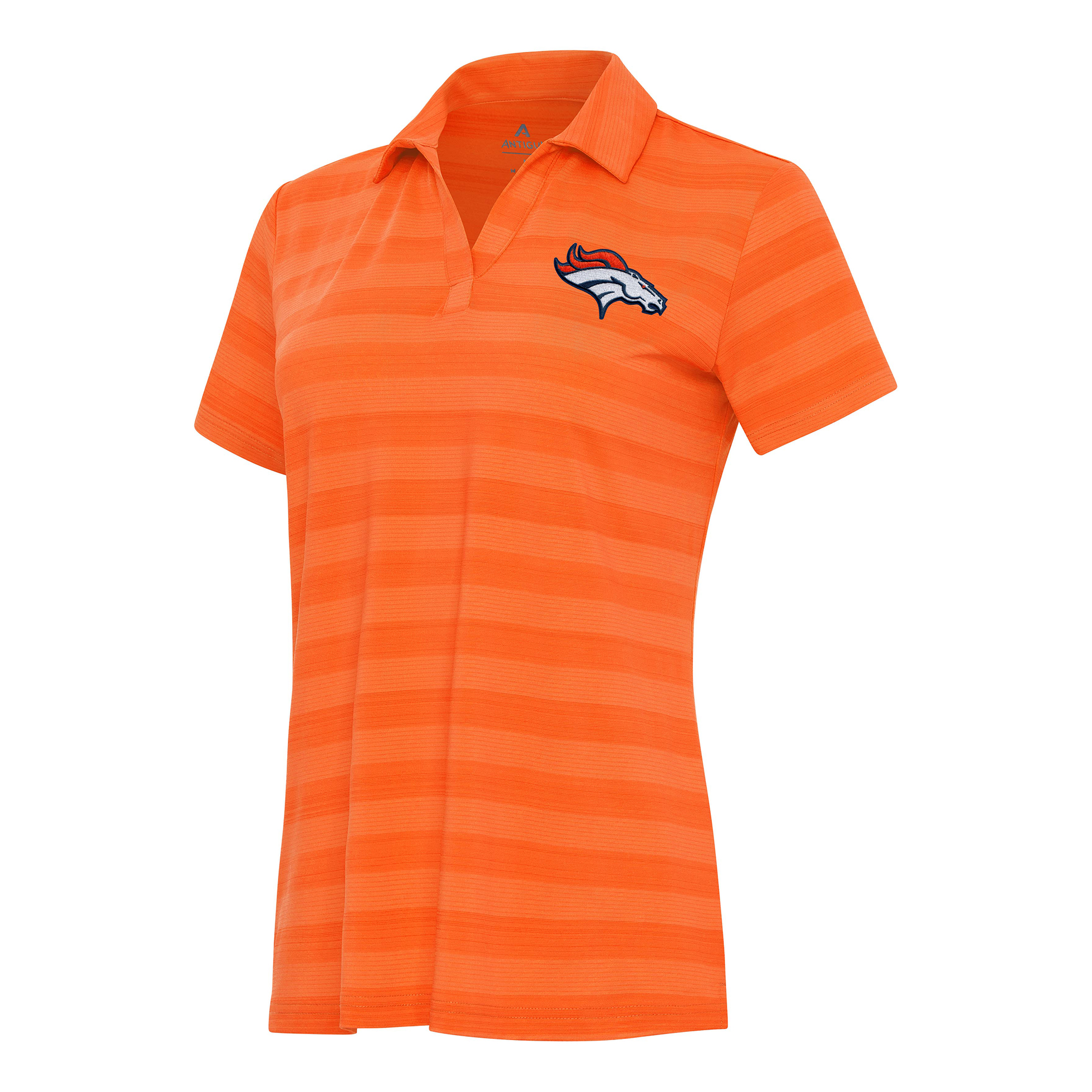 Women's Antigua Orange Denver Broncos Tunnel Polo