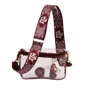 Women's Texas A&M Aggies Bridget Clear Purse with Logo Strap