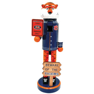 Auburn Tigers 12" Beware Nutcracker