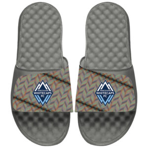 Unisex ISlide Gray Vancouver Whitecaps FC 2024 Hispanic Heritage Side Sandals